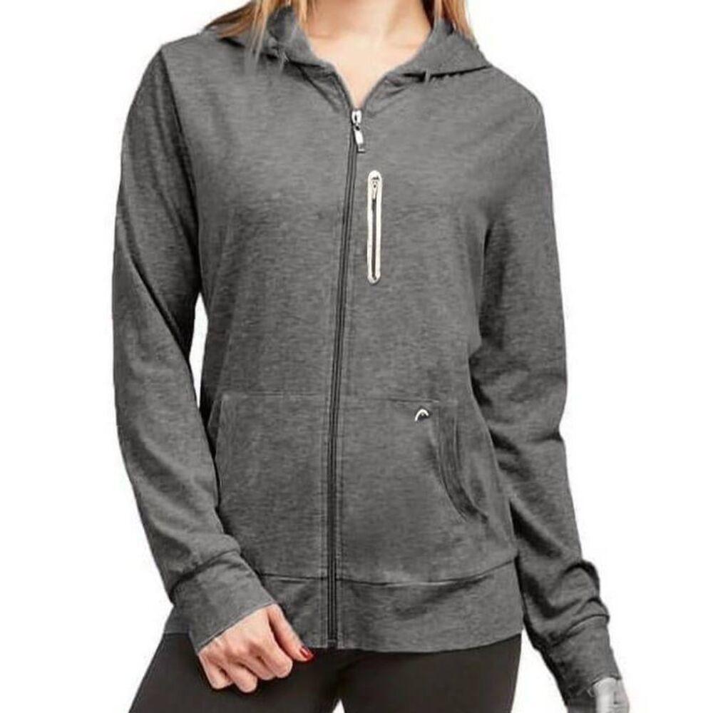 HEAD Full-Zip Hooded Athletic Jacket Size Small